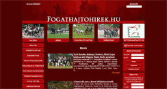 Desktop Screenshot of fogathajtohirek.hu