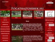 Tablet Screenshot of fogathajtohirek.hu